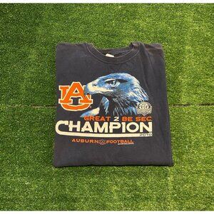 Auburn Tigers shirt mens XXL blue orange football SEC Champion Y2K NCAA 20
